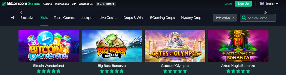 Bitcoin.com Games Casinos